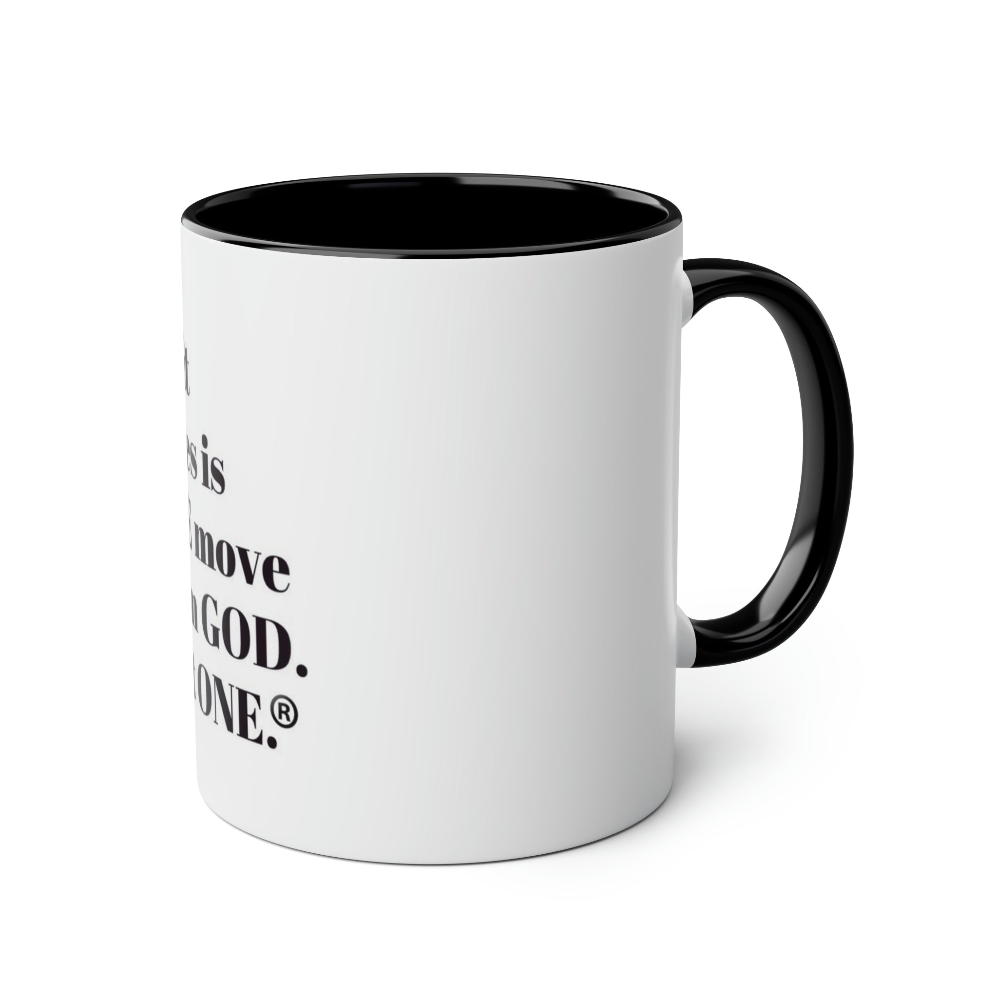 ONE MOVE B/W 11oz  Coffee Mug